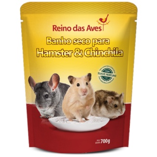 Banho Seco Para Hamster e Chinchila - Reino Das Aves - 700g