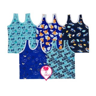 Regata Bebê Menino 100% Algodão – Tamanho 1, 2 ou 3– Camiseta Sem Manga Estampada para Bebê (1)