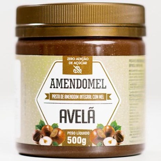 Pasta de Amendoim - Avelã - Amendomel - 500g