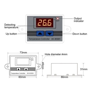Termostato W3001 110v 220v Chocadeira Controlador Bivolt (2)