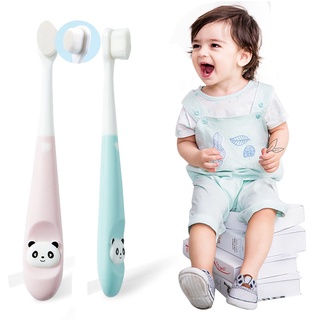 Escova De Dentes Infantil Flexível Com Desenho Oral / Dental Para Treinamento De Dentes Para Bebês