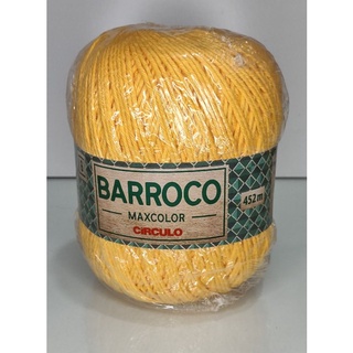 Barroco maxcolor 400g cor ouro, 6 fios.