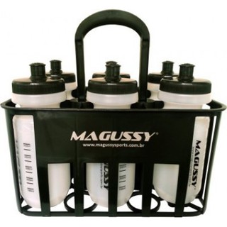Porta Squeeze Magussy com 6 garrafas