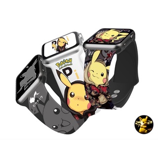 Pulseira De Relógio Apple 7a Geração Pikachu De Desenho Para Watch 7a 3 4 5 6 SE