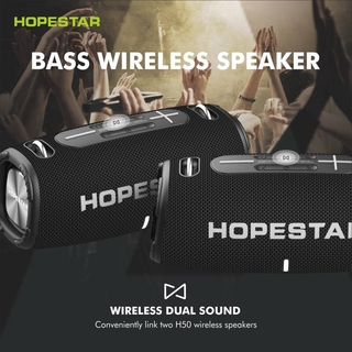 Hopestar Alto-Falante subwoofer H50 / Sem Fio / Bluetooth / Portátil / Áudio (1)