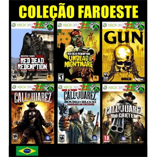 COLEÇÃO FAROESTE XBOX 360 jogos de faroeste