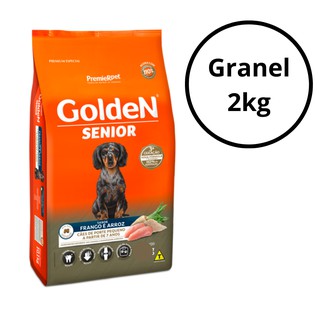 Ração Golden Formula Cães Idoso Senior Mini Bits 2kg Granel