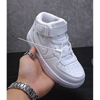 Tênis nk Force 1 Mid Kids nk Air Force One In The White To Create Pocket Sapato Feminino (1)