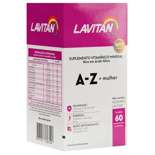 Lavitan A-Z Mulher Cimed com 60 comprimidos cada
