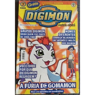 Revista Oficial Digimon nº 7 + 8 Fichas Grátis