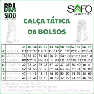 Calça Cargo Tatica 6 Bolsos Ripstop VERDE OLIVA SAFO MILITAR (4)
