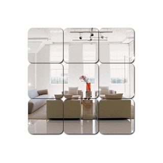 Espelho Decorativo Quadrado Em Acrílico 5 Quadrados 10x10 cm (3)