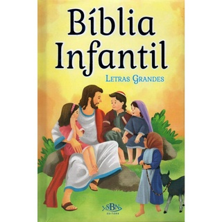 Bíblia Infantil Letras Grandes Historias Bíblicas