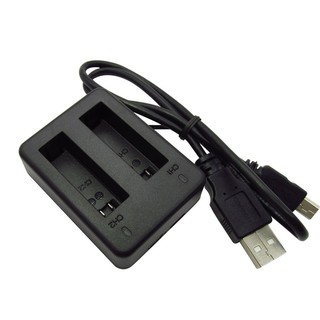 Carregador GoPro Hero4 - Duplo Mini USB e Micro USB - AHDBT-401