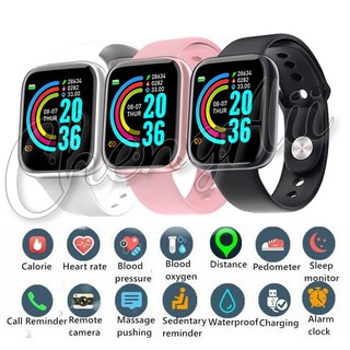 Y68 Smart Watch Bluetooth com Monitor Fitness Smartwatch (1)