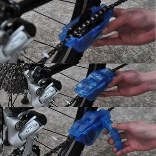 Limpador De Corrente Bicicleta Ciclismo Escova Manual Bike Chain Device (2)
