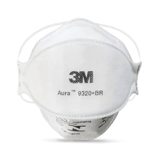 Kit 10 Mascaras Respiradores Descartáveis 3M Aura 9320 + BR
