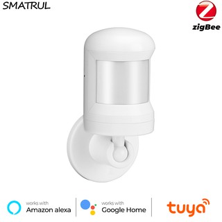 SAMTRUL Tuya ZigBee 3.0 PIR Smart Human Sensor Wireless for Alexa Google Home Gateway