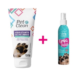 Kit Limpa Patas + Hidratante De Patinhas Para Cães E Gatos - Pet Clean