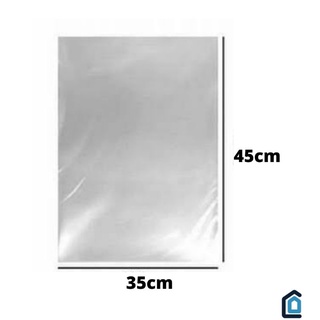 Saco Plástico Transparente 35x45cm Brilhoso PP Saco Embalagem Roupa