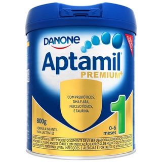 Aptamil Premium+ 1 800g Fórmula Infantil com Proteínas Lácteas para Lactentes de 0 a 6 Meses