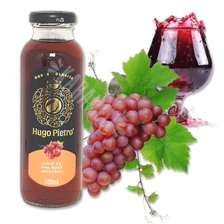 Suco de Uva Rosê Integral - Hugo Pietro