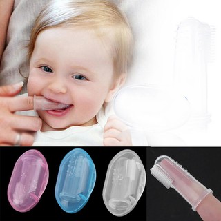 Escova De Dentes De Bebê De Silicone Flexível Com Suporte Massageador Para Bebês (2)
