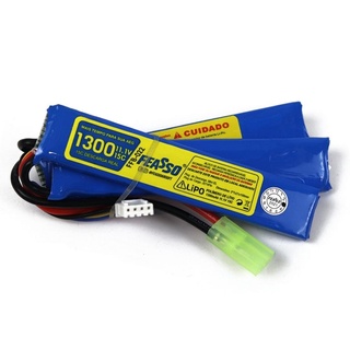Bateria Lipo Airsoft 11.1v 1300mah 3s 15c Feasso Ffb-022
