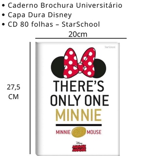 Cadernos Brochura Universitário Capa Dura Disney CD 80 folhas – StarSchool