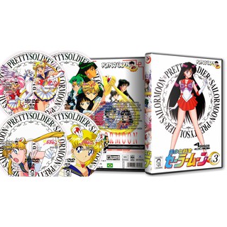 Dvds Sailor Moon Classic R S Super S Stars Crystal e filmes série completa dublada (3)