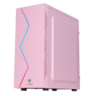 Gabinete Gamer T-Dagger P03P Rosa Pink RGB Mid Tower TGC-P03P (4)