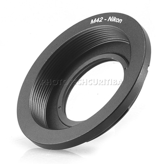 Adaptador de Lente M42 Para Nikon com Elemento Ótico M42-AI