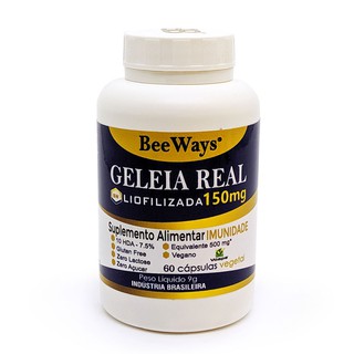 Geleia Real 150mg 60cps Beeways Imunidade Saúde Disposição