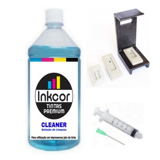 Solução de Limpeza Cleanner para limpeza de Cartuchos Compativel com Cartucho de Impressora HP Canon