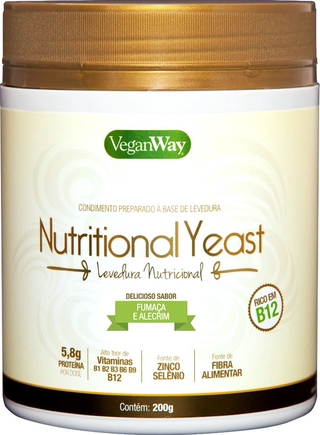 Nutritional Yeast Em Pó Fumaça & Alecrim VeganWay 200g - Vegano