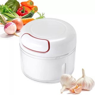Mini Triturador Fatiador de Alho Manual Alimento Utensilio Cozinha (4)