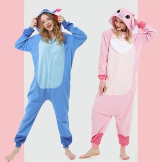Lilo Stitch Cosplay Stitch Jumpsuit Hoodie Pajamas Jacket Top Costume Uniform Set Halloween Party Show