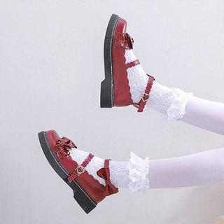 Sapatos De Couro Pequeno Estilo lolita Desempenho Japonês (5)