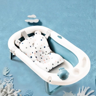 Almofada De Ar Para Banho De Bebê Flutuante Assento Flexível (2)