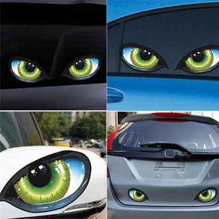 Carros Auto 3D Horrible Olhos Olho Adesivo Decalque Decoração