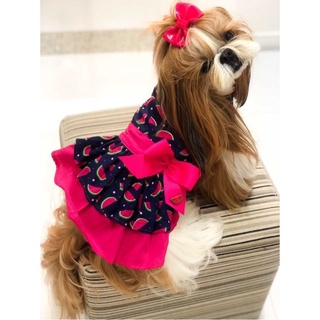 Vestido Pet vestido para cachorro - Primavera