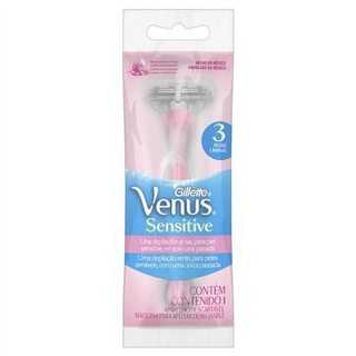 Gillette Venus Sensitive Aparelho Descartável com 3 laminas