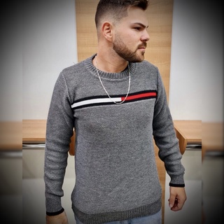 Suéter Masculino Estilo Tommy Filetinho Lançamento Premium Importado Modelo Novo 2022 (7)