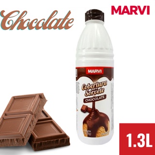 Cobertura para Sorvete Sabor CHOCOLATE 1.3L Marvi