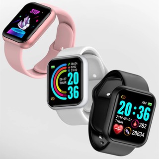 Smartwatch y68 relógio inteligente esportivo android monitora frequência cardíaca (6)