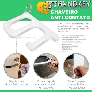 Chaveiro Anti Contato HandKey virus