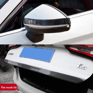 2,5 Metros de Comprimento Fita Adesiva de Fibra de Carbono 5D 6D Universal para Proteger Entrada do Carro / Adesivo Protetor (3)
