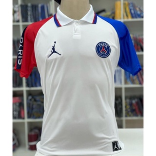 Camisa PSG Paris Saint-Germain Polo 2021/2022 Masculina Camisa de Time Jordan