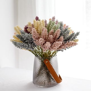 H&B COD flores artificiais trabalho feito à mão casamento hotel jardim decoração espigas de trigo Liuheyi (6)