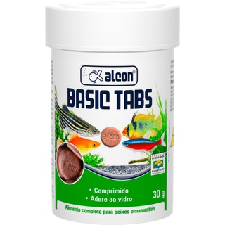 Alcon Basic Tabs Alimento Completo para Peixes Ornamentais 30g